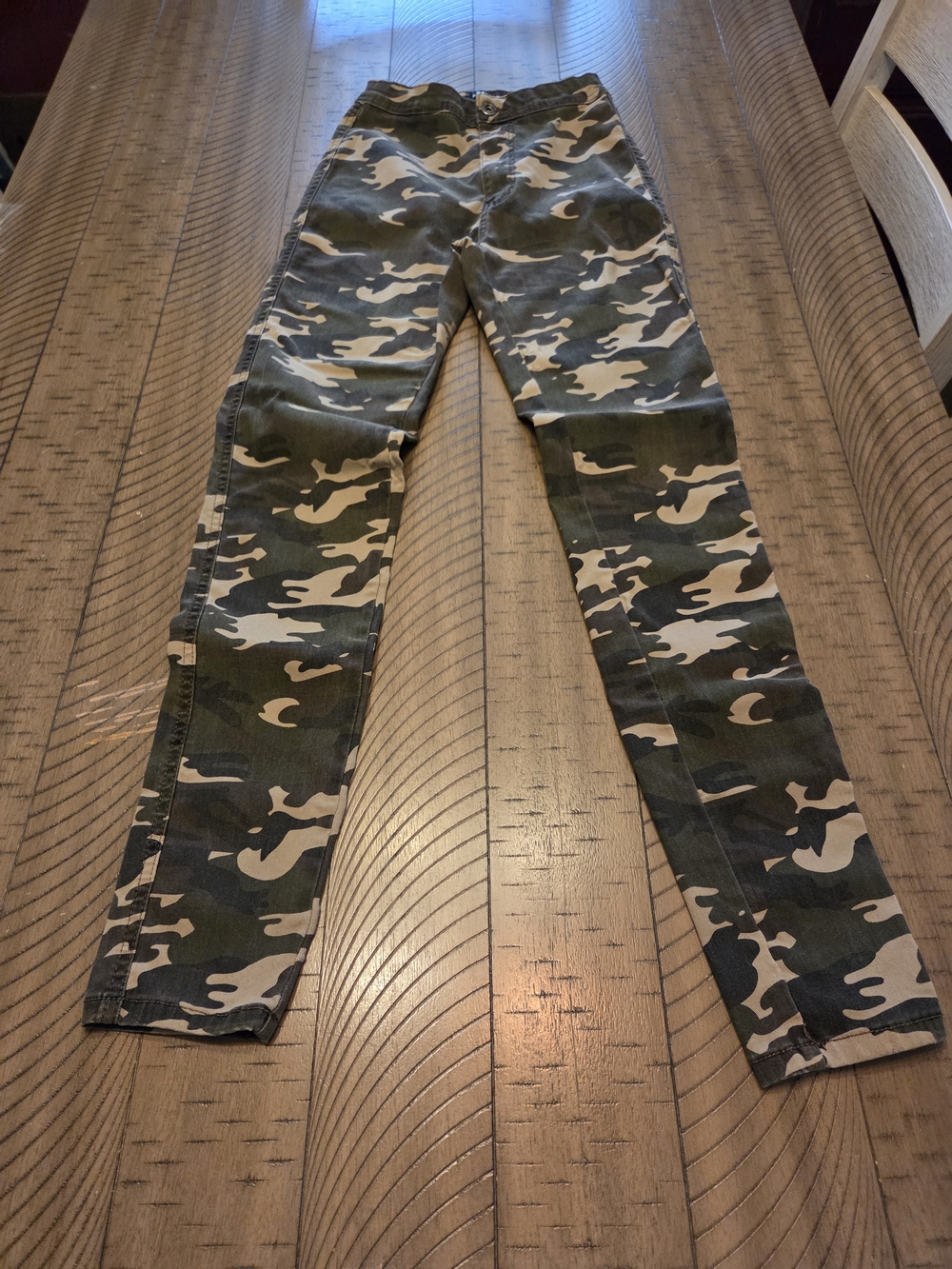 JC Skinny Camo Pants - Olive & Beige